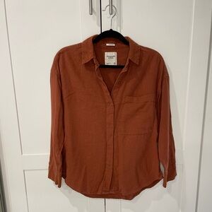 Abercrombie & Fitch Oversized Button Up Shirt